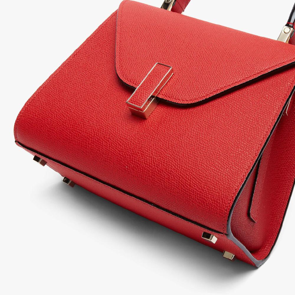 Valextra Borsetta a mano da Donna in Pelle Rossa | Valextra Iside Offerte