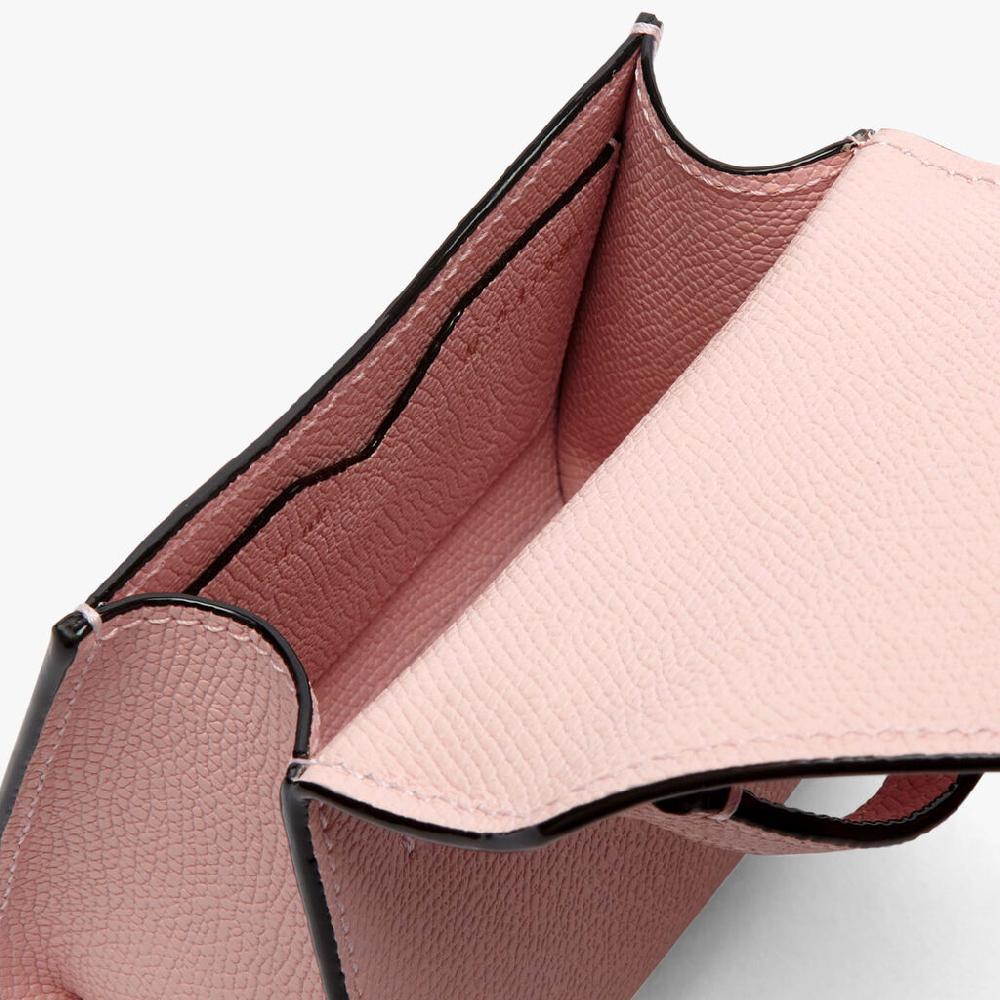 Valextra Borsetta cintura da Donna in Pelle Rosa | Valextra Iside Nuova