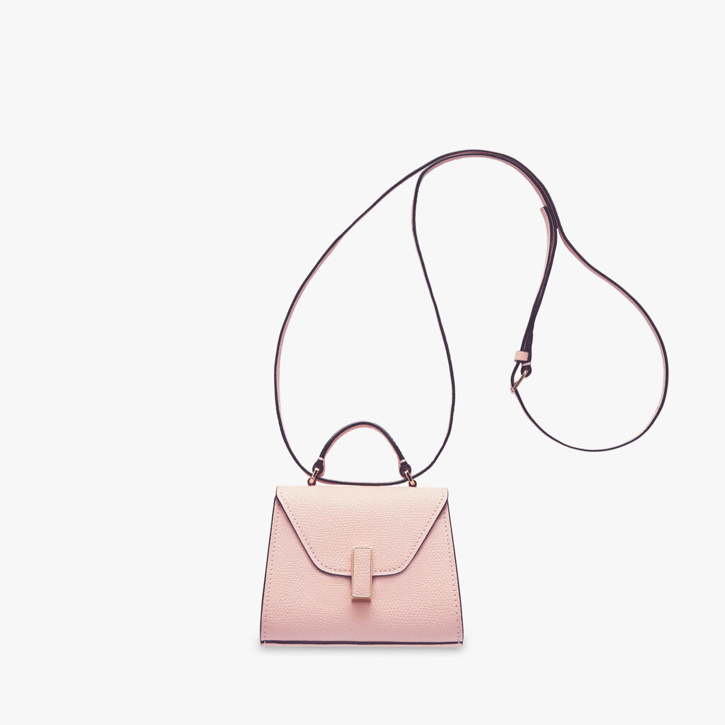 Valextra Borsetta cintura da Donna in Pelle Rosa | Valextra Iside Nuova