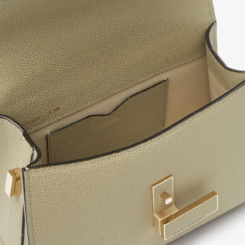 Valextra Borsetta a mano da Donna in Pelle rigida Verde tundra | Valextra Iside Prezzo Ridotto