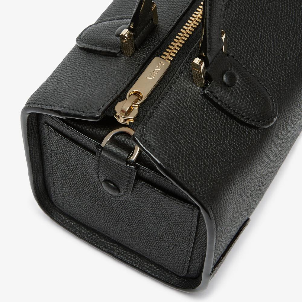 Valextra Borsa bauletto Mini elegante in Pelle Nera | Valextra Babila Convenienza