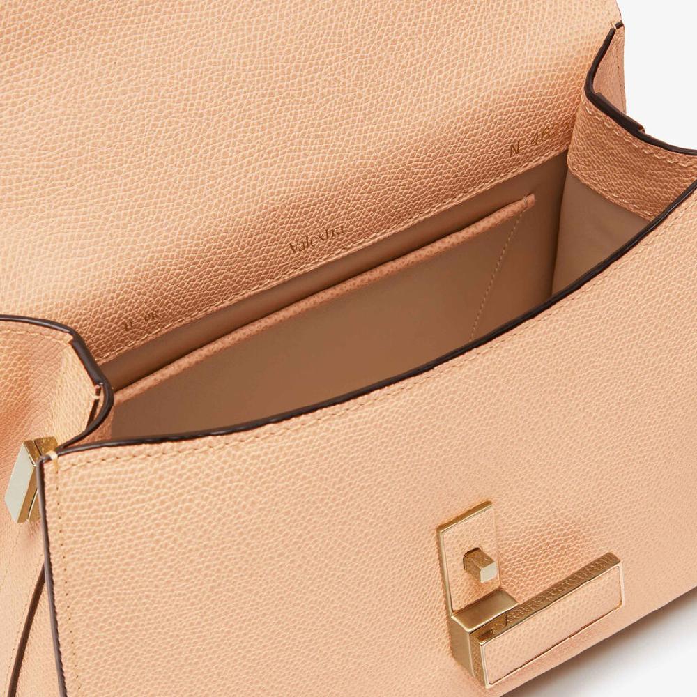 Valextra Borsa a mano Mini in Pelle Rosa Cipria | Valextra Iside Online