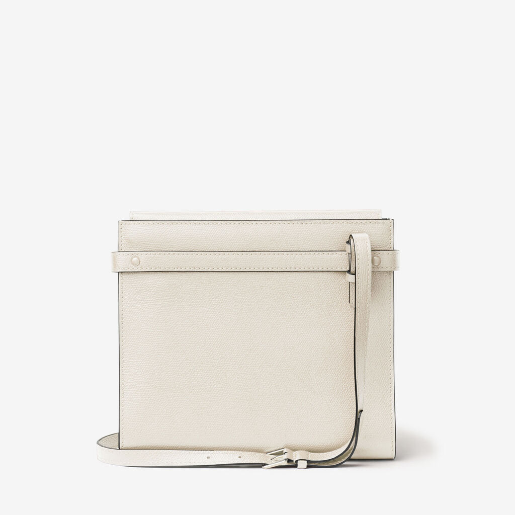 Valextra Borsa a tracolla Mini in Pelle Bianca | Valextra Brera Saldi
