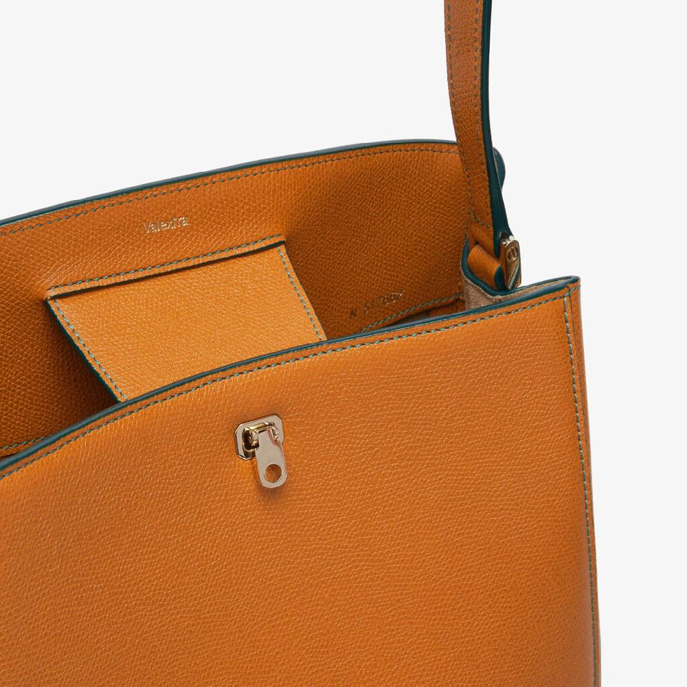Valextra Borsa a spalla da Donna in Pelle Marrone | Valextra Brera Offerte