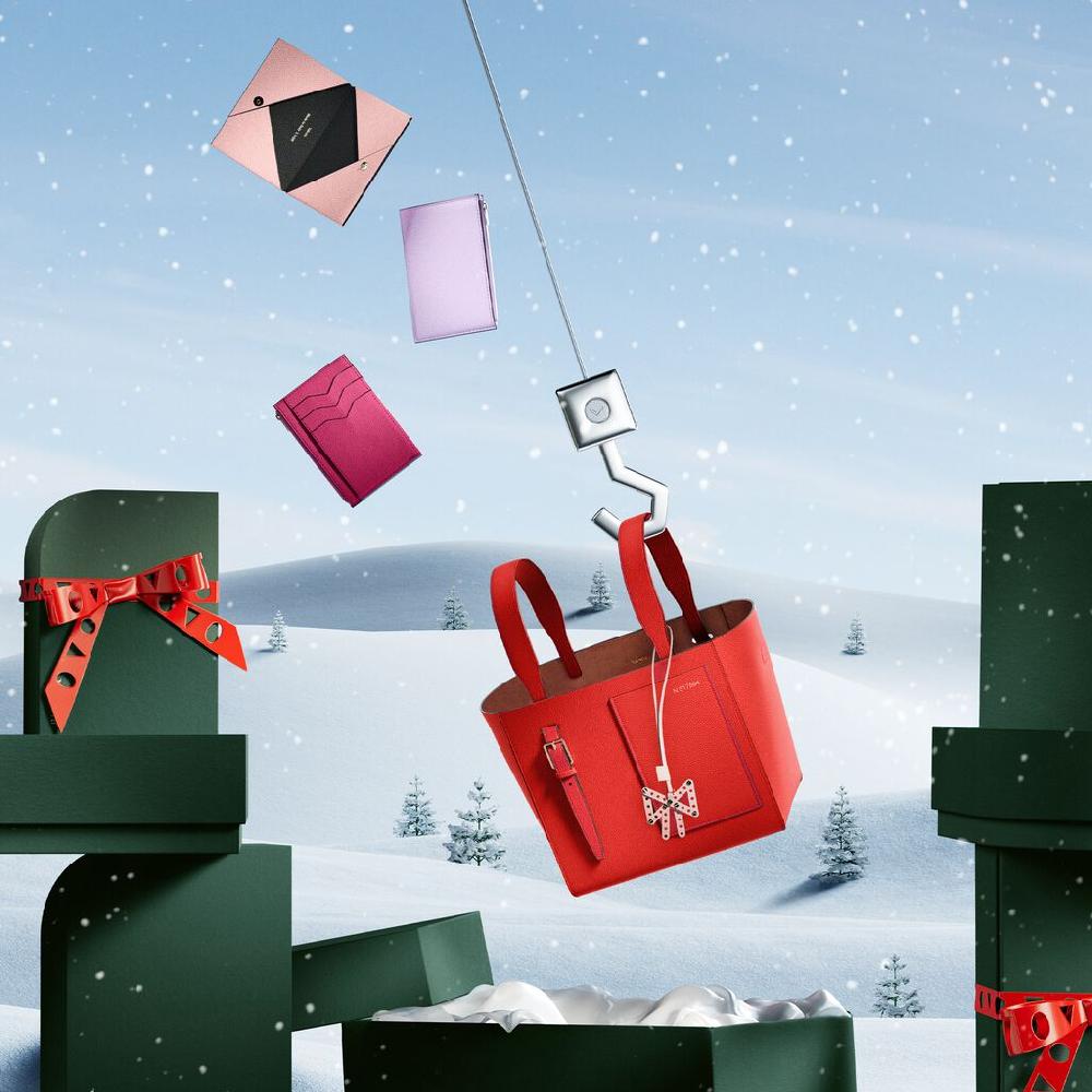 Valextra Borsa a secchiello da Donna di Lusso in Pelle Rossa | Valextra Soft Hotsell