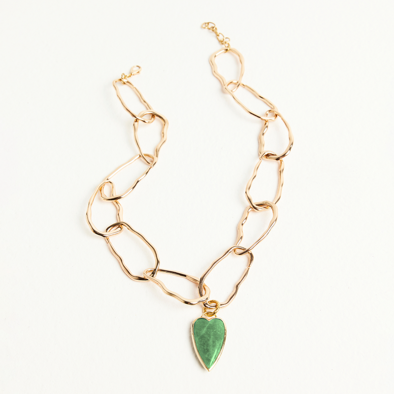 ALMALA GIROCOLLO CUORE - VERDE Outlet