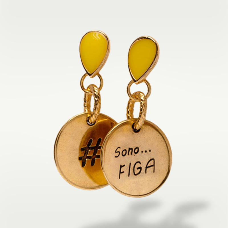 ALMALA ORECCHINO #SENTIMENT | GIALLO Italia