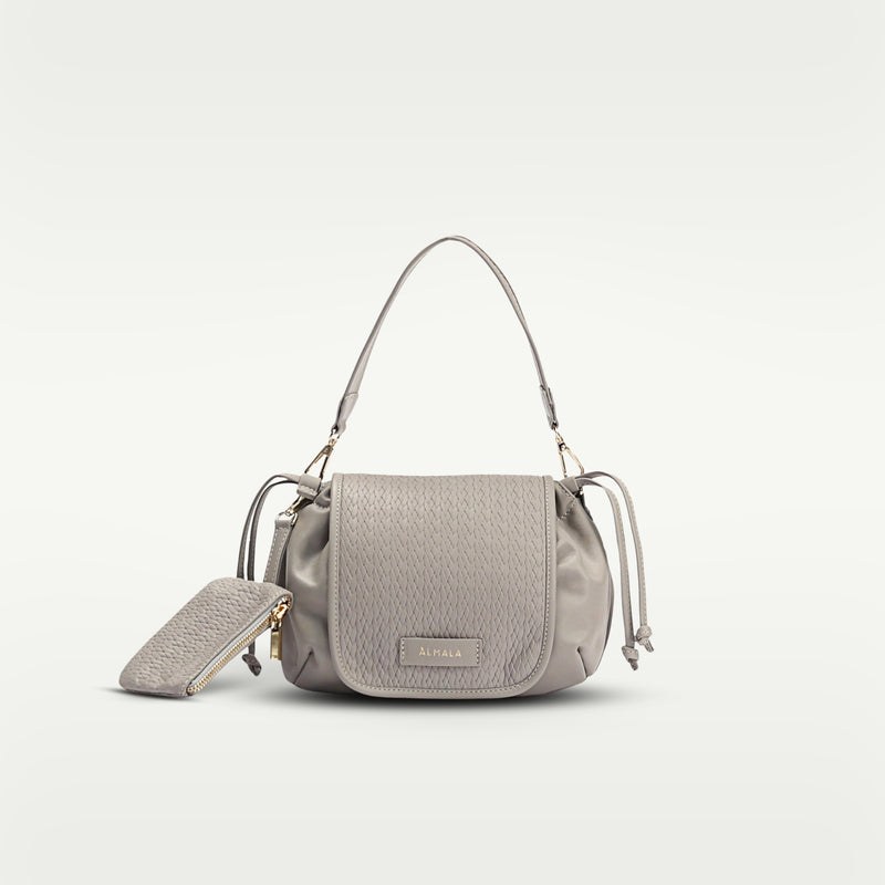 ALMALA PUFFY BAG | CEMENTO 2025