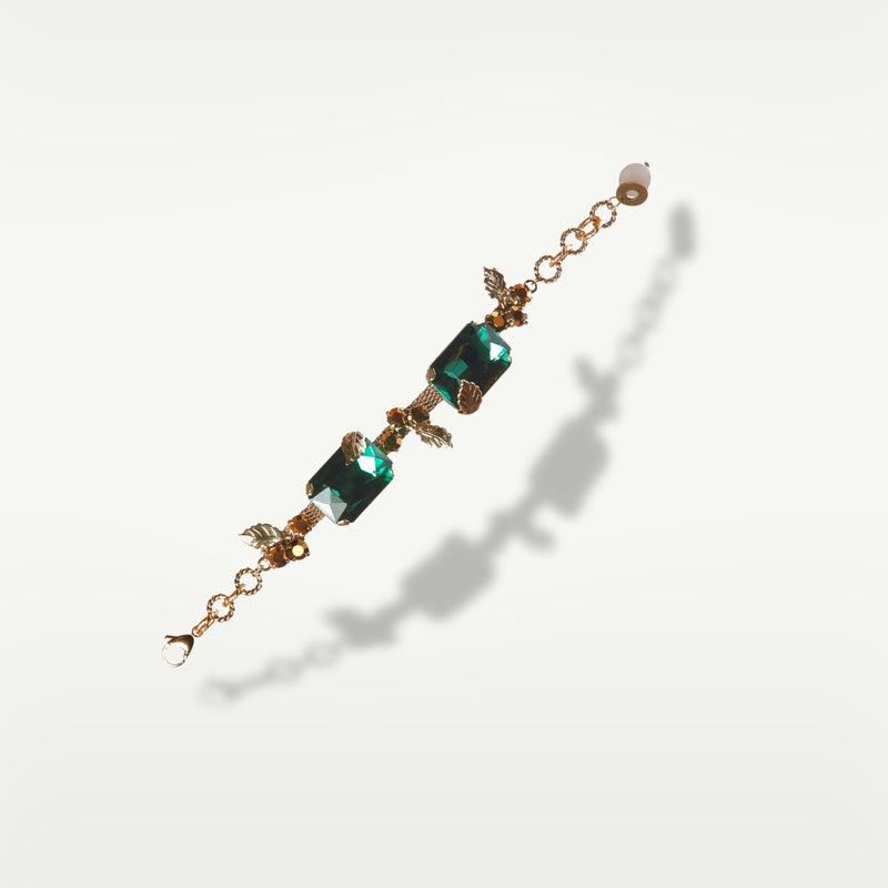 ALMALA BRACCIALE STRASS | VERDE Vendita Calda