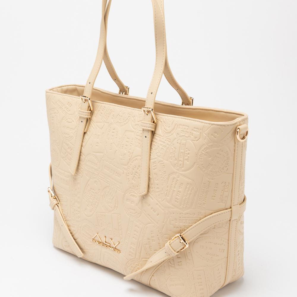 Alv by alviero martini Shopping bag large debossed passport ALV by Alviero Martini – ALVB9201 Prezzo Ridotto