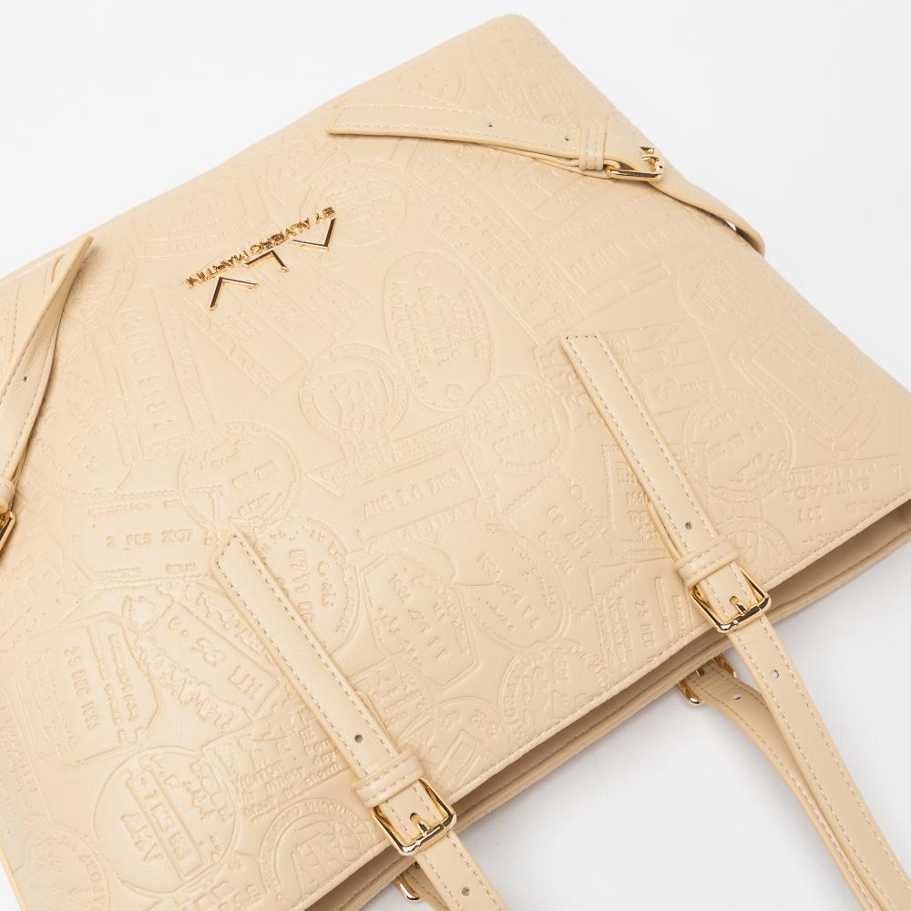 Alv by alviero martini Shopping bag large debossed passport ALV by Alviero Martini – ALVB9201 Prezzo Ridotto