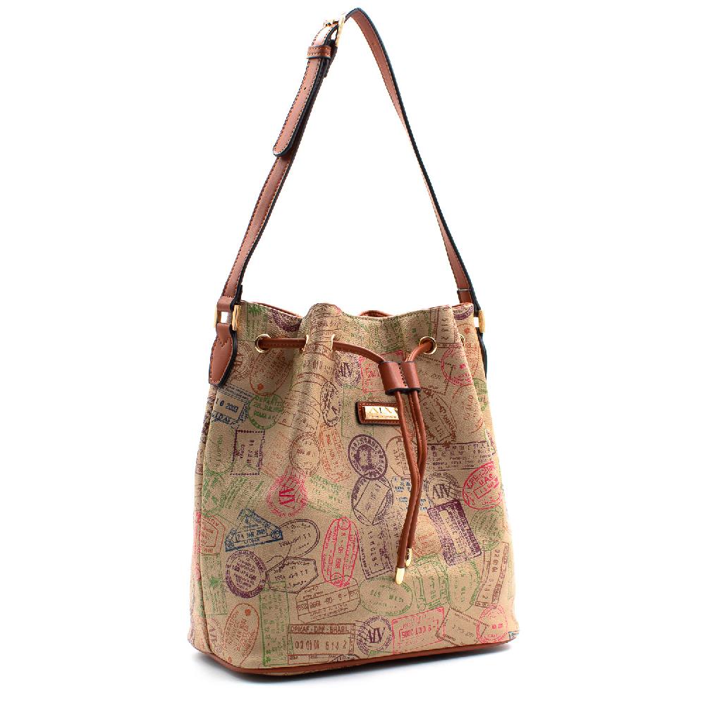 Alv by alviero martini Borsa a secchiello Passport – AL904B0448 I Più Venduti