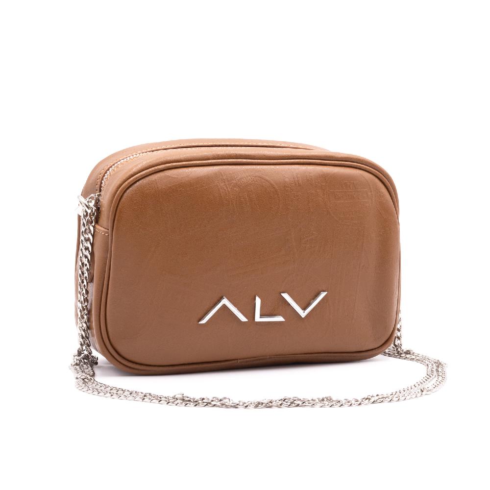 Alv by alviero martini Borsa a tracolla in pelle con stampa – ALVBT300X Vendita