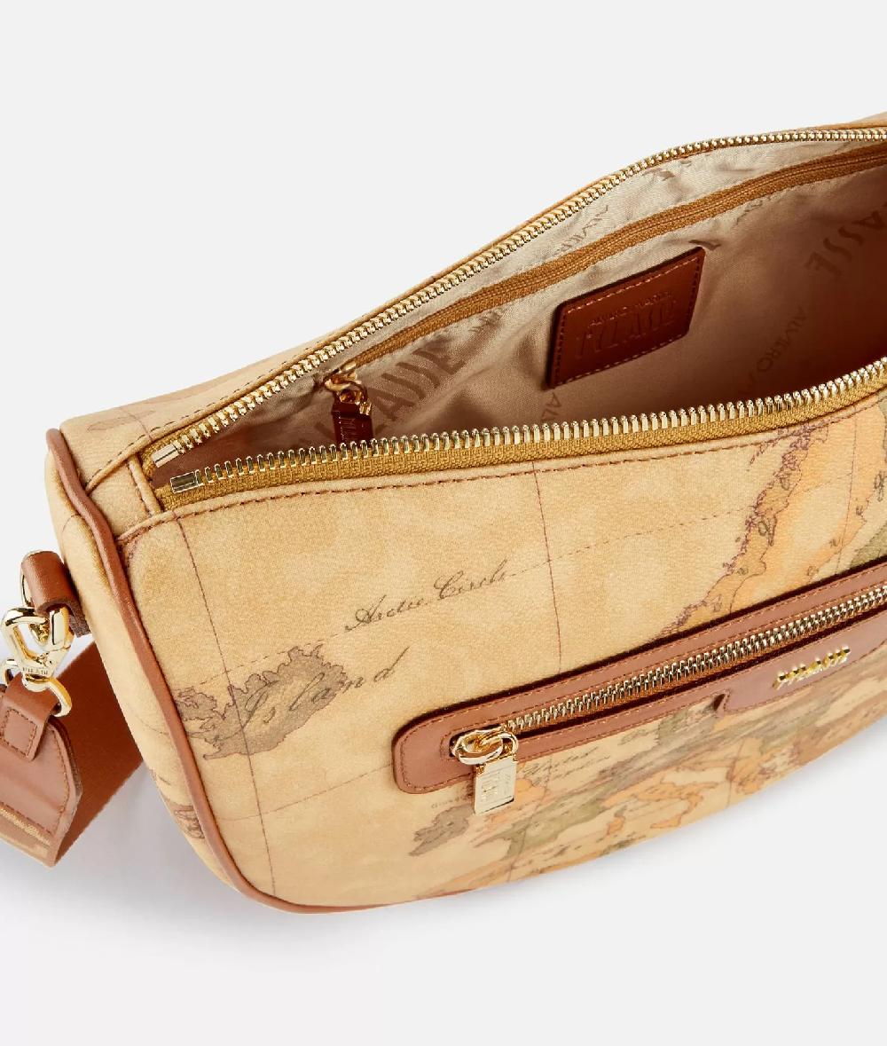 Alviero martini 1a classe Geo Classic tracollina a mezzaluna Prezzo Ridotto