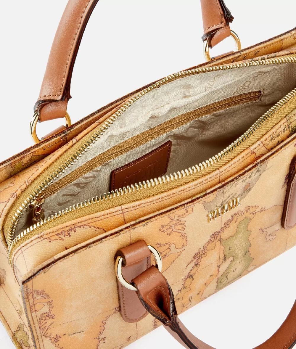 Alviero martini 1a classe Geo Classic borsa a mano con tracolla a nastro Sottocosto