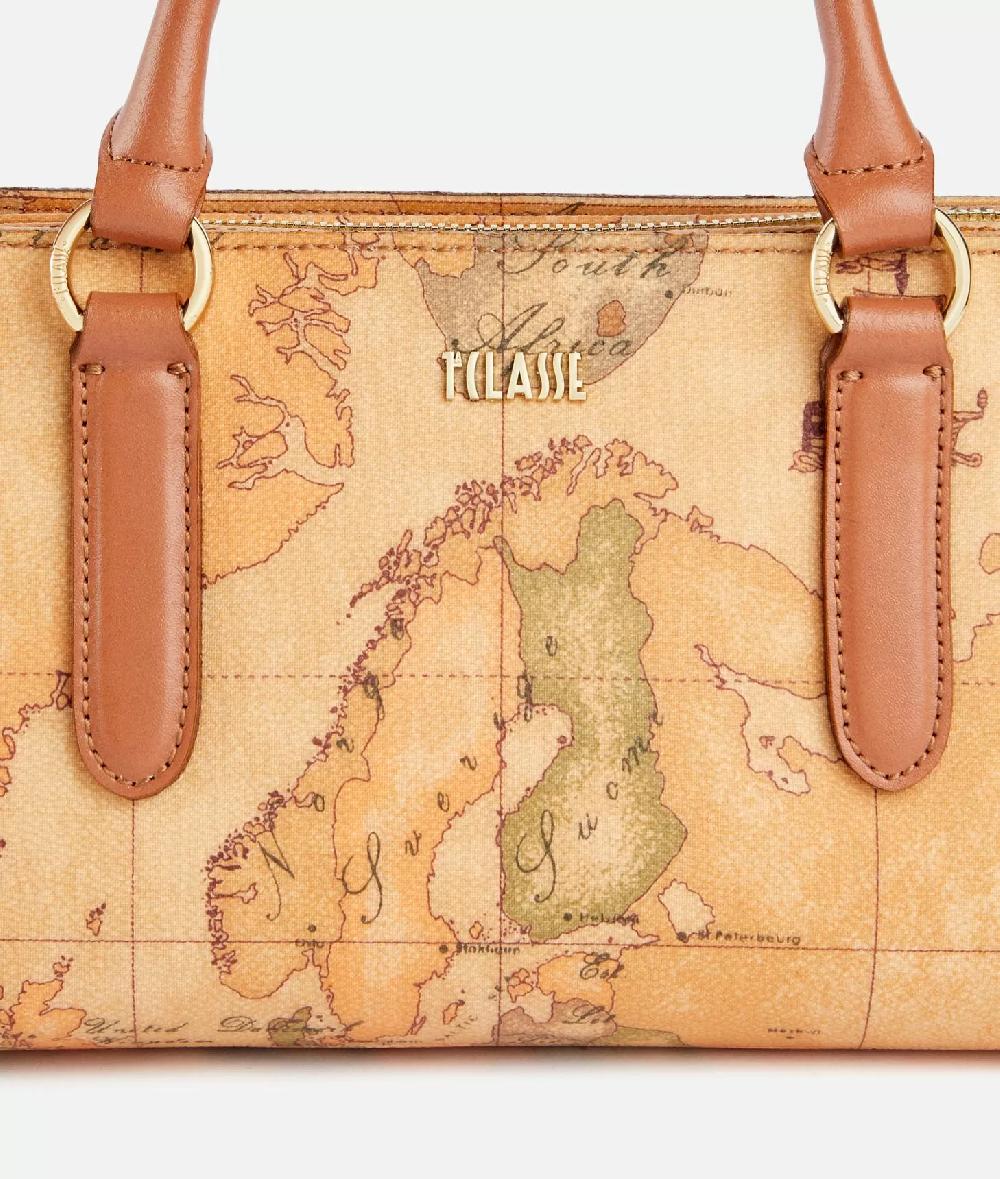 Alviero martini 1a classe Geo Classic borsa a mano con tracolla a nastro Sottocosto