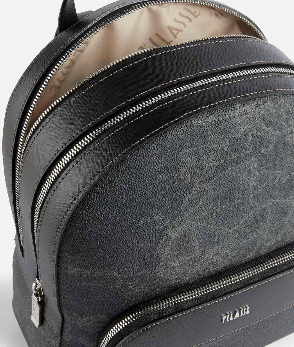 Alviero martini 1a classe Geo Black zaino doppia zip Outlet
