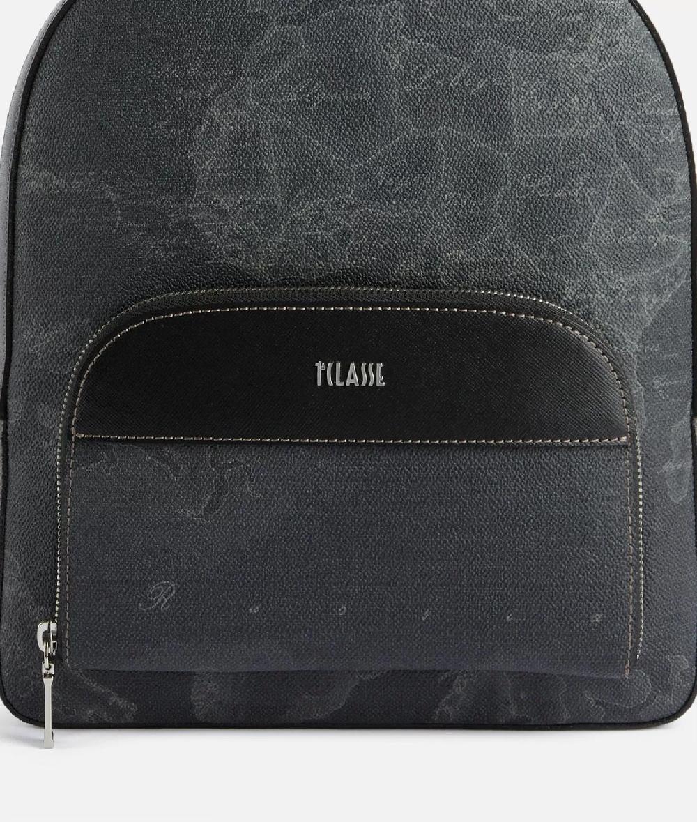 Alviero martini 1a classe Geo Black zaino doppia zip Outlet