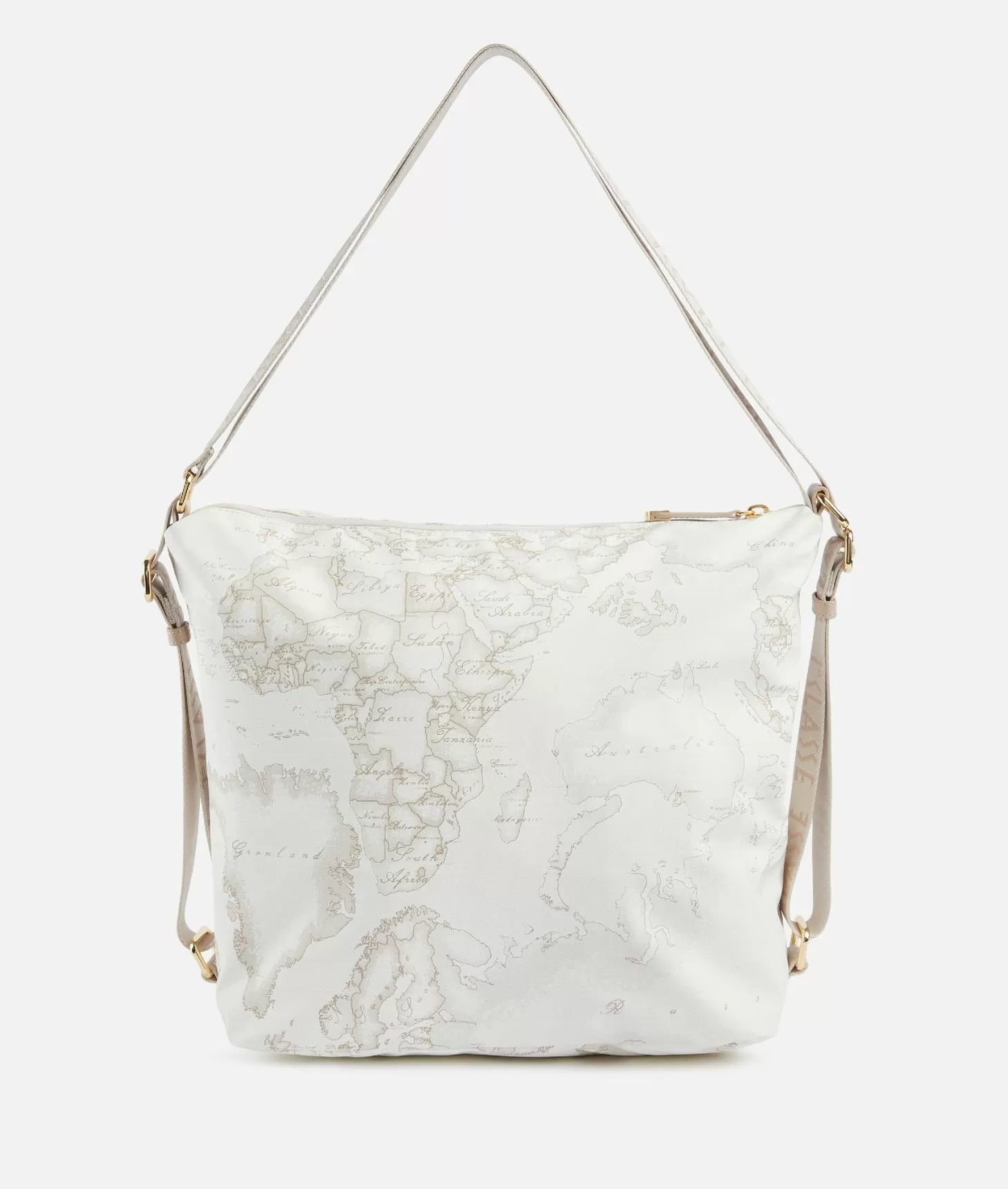Alviero martini 1a classe Geo Soft White borsa hobo doppia portabilità Vendita Calda