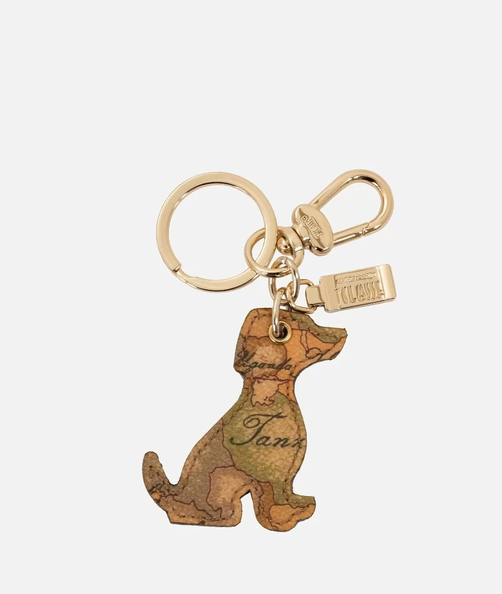 Alviero martini 1a classe Geo Classic portachiavi a forma di cane