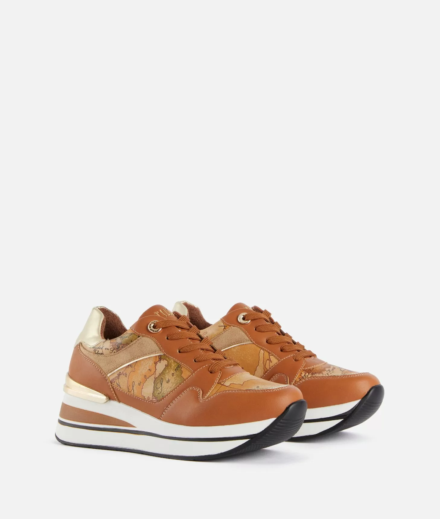 Alviero martini 1a classe Running in eco nappa con mix materico Cuoio Presa