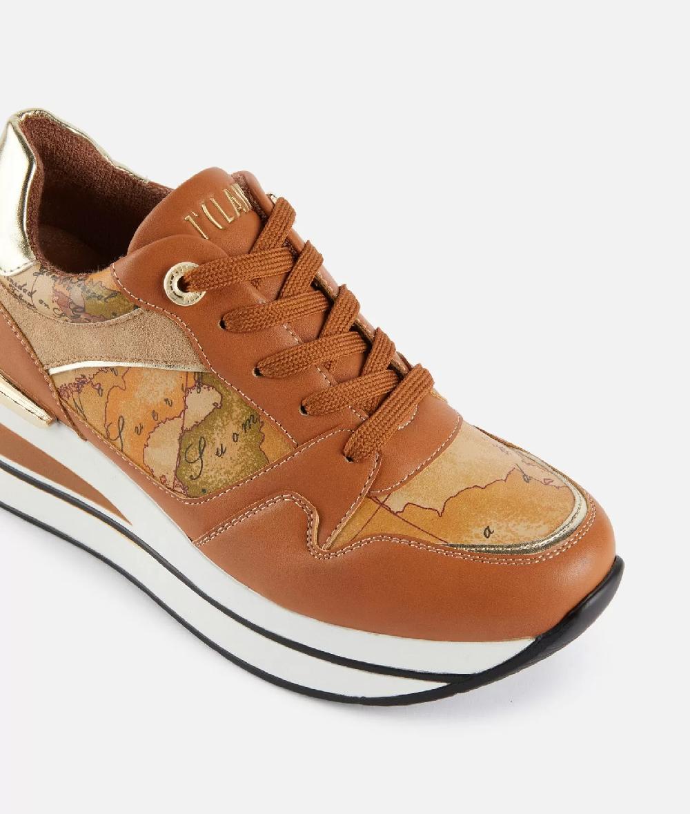 Alviero martini 1a classe Running in eco nappa con mix materico Cuoio Presa