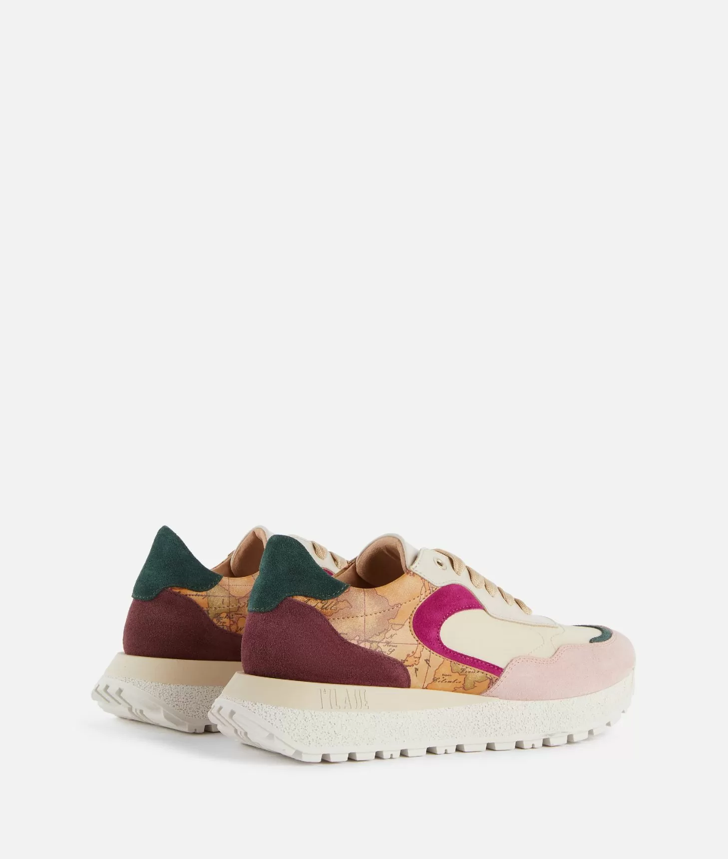 Alviero martini 1a classe Running in pelle scamosciata con mix materico Multicolor Offerta