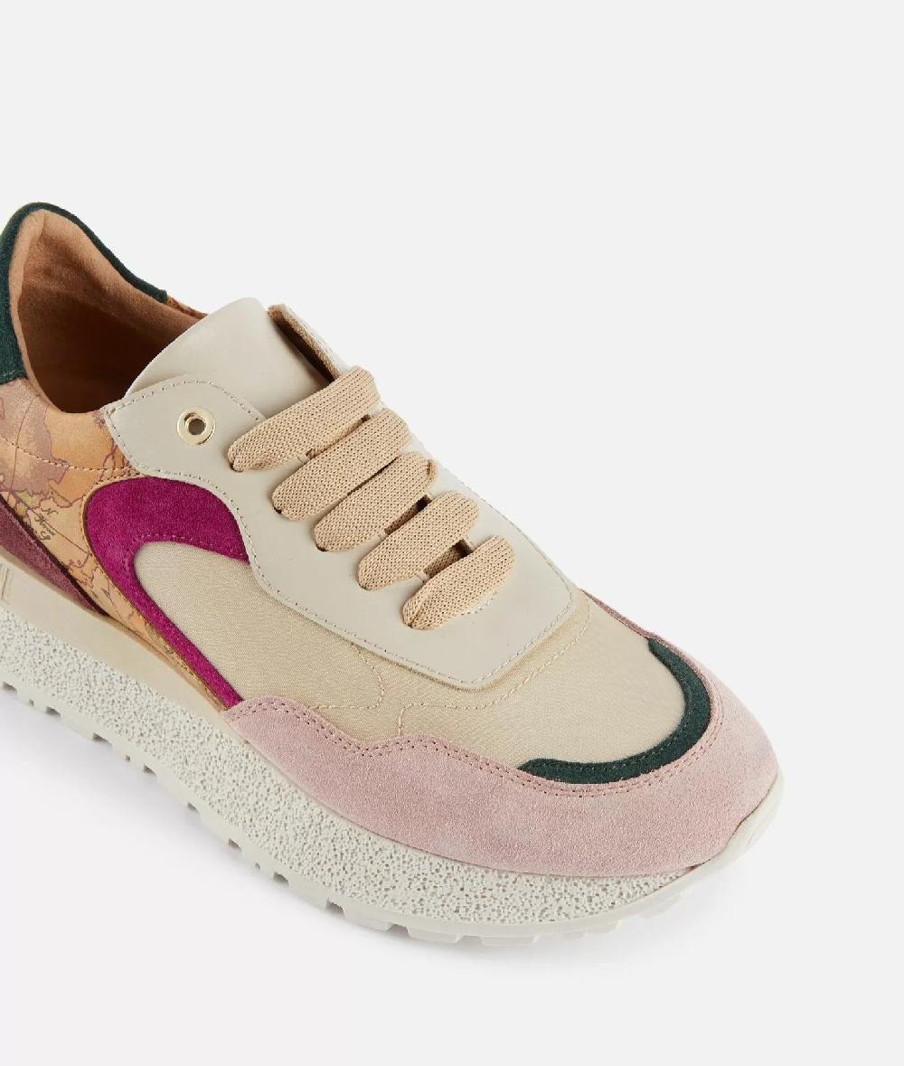 Alviero martini 1a classe Running in pelle scamosciata con mix materico Multicolor Offerta