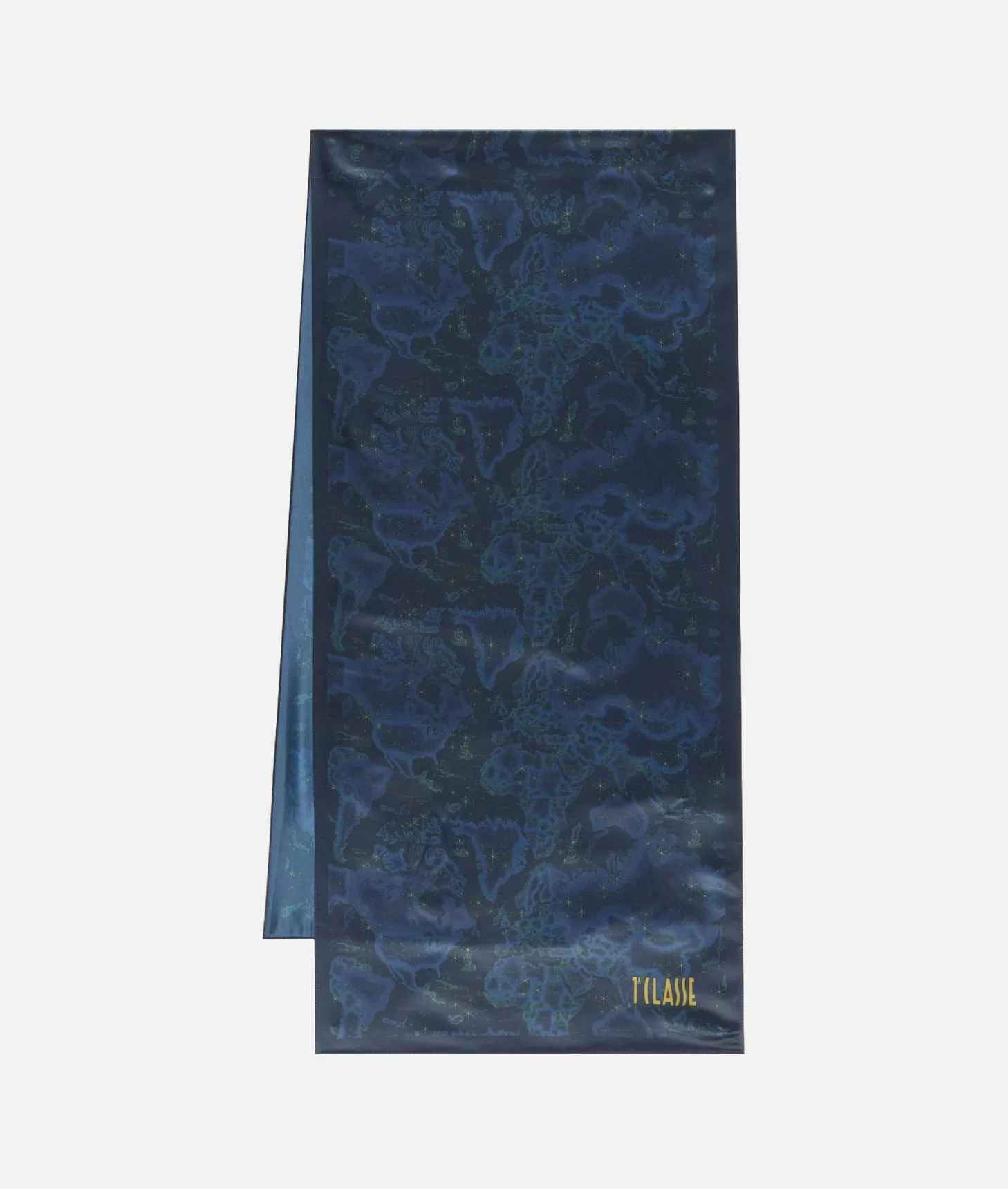 Alviero martini 1a classe Sciarpa Geo Midnight 45 x 180 Blu Notte Offerte