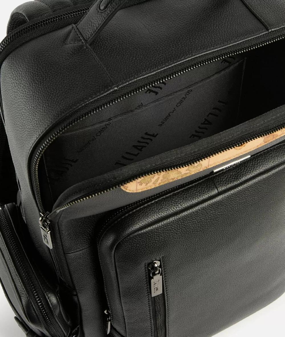 Alviero martini 1a classe Beta Leather zaino portacomputer Nero Shopping Online