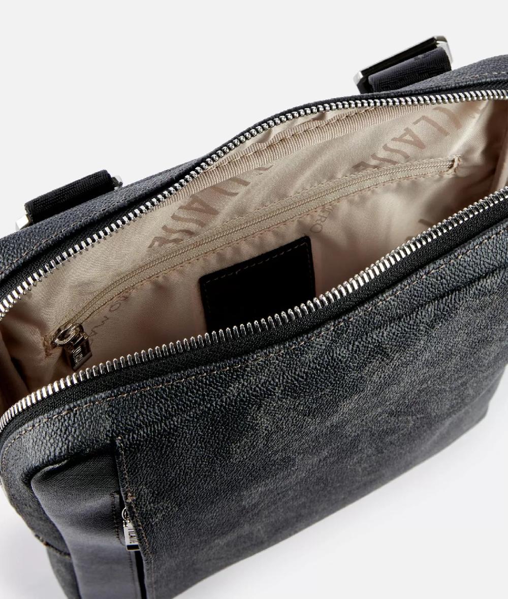 Alviero martini 1a classe Geo Black tracolla con nastro Prezzo Ridotto