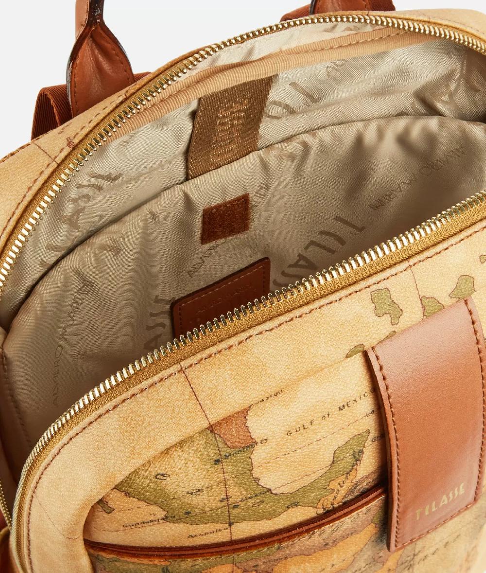 Alviero martini 1a classe Zaino per computer in stampa Geo Classic Naturale Offerte