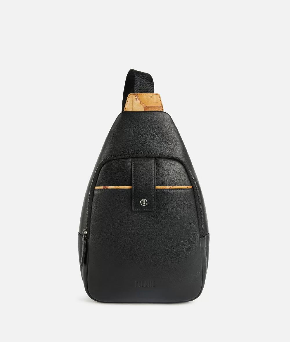 Alviero martini 1a classe Zaino monospalla in pelle Nero Hotsell