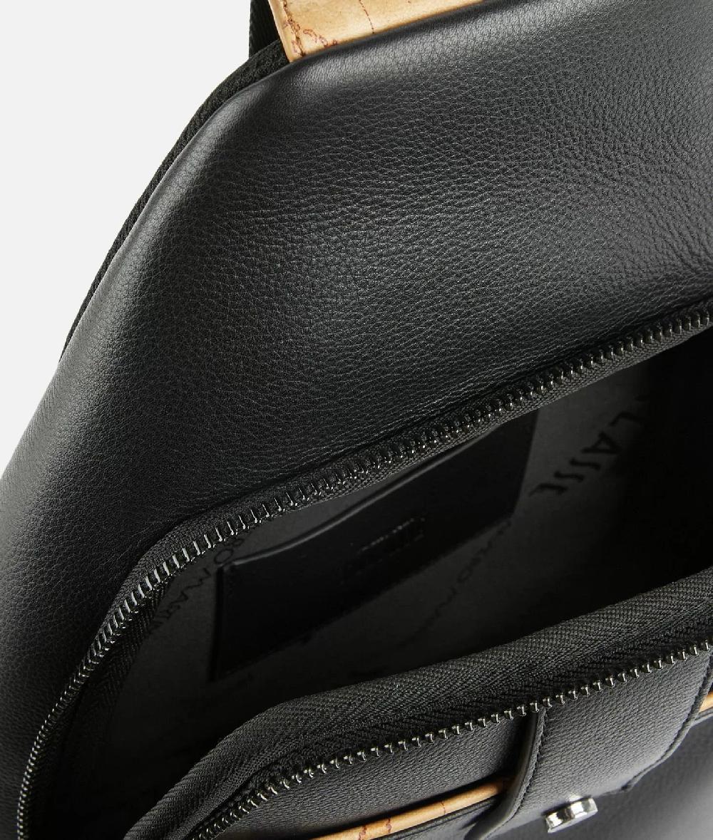 Alviero martini 1a classe Zaino monospalla in pelle Nero Hotsell