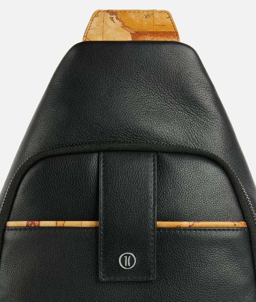 Alviero martini 1a classe Zaino monospalla in pelle Nero Hotsell