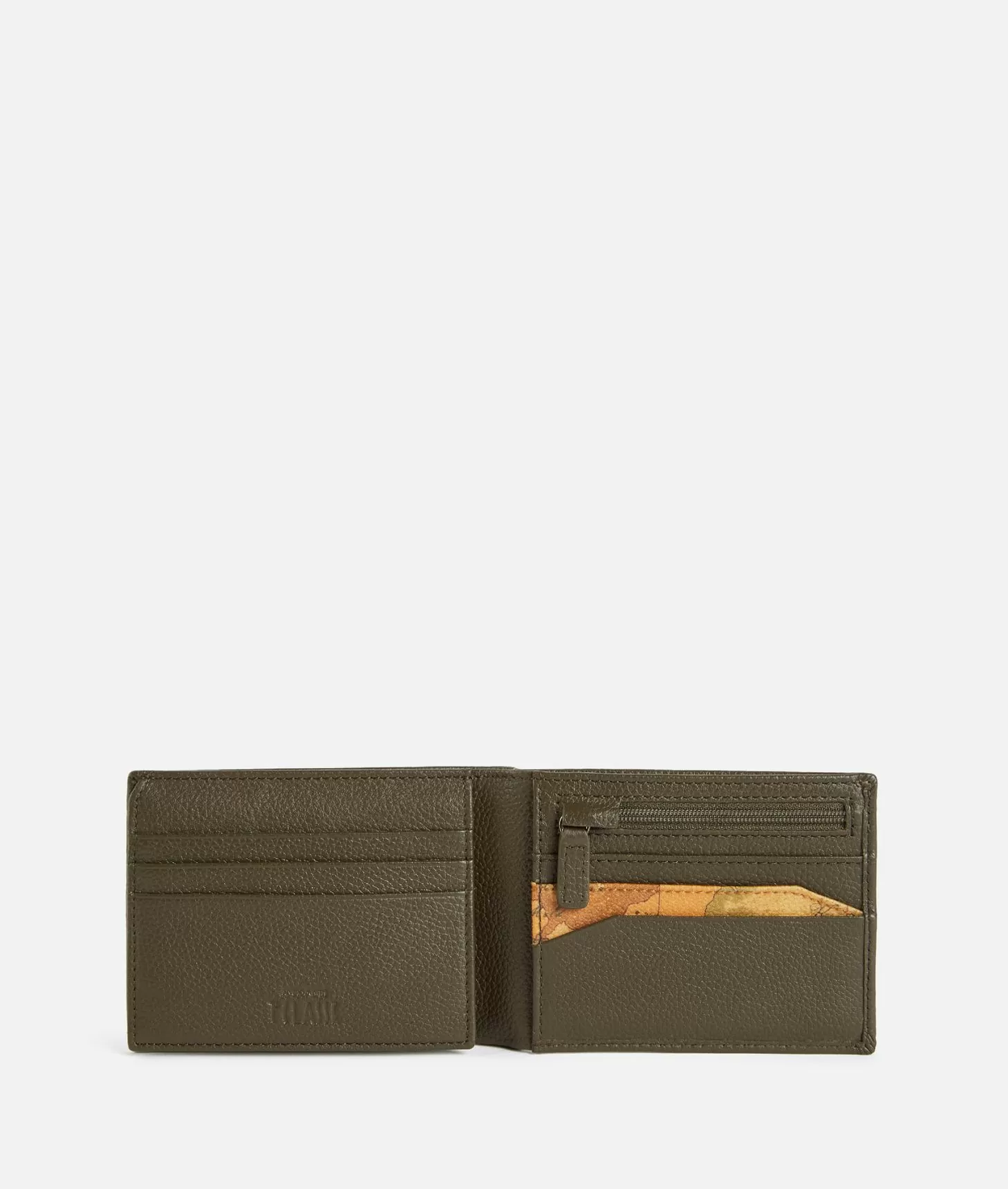 Alviero martini 1a classe Beta Leather portafoglio medio Verde Militare Italia