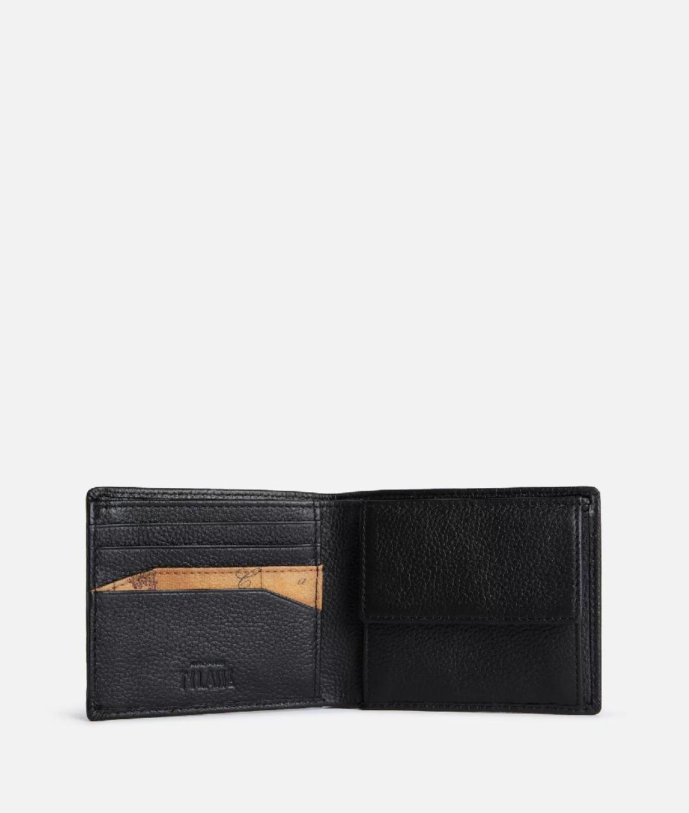 Alviero martini 1a classe Beta Leather portafoglio piccolo Nero In Linea
