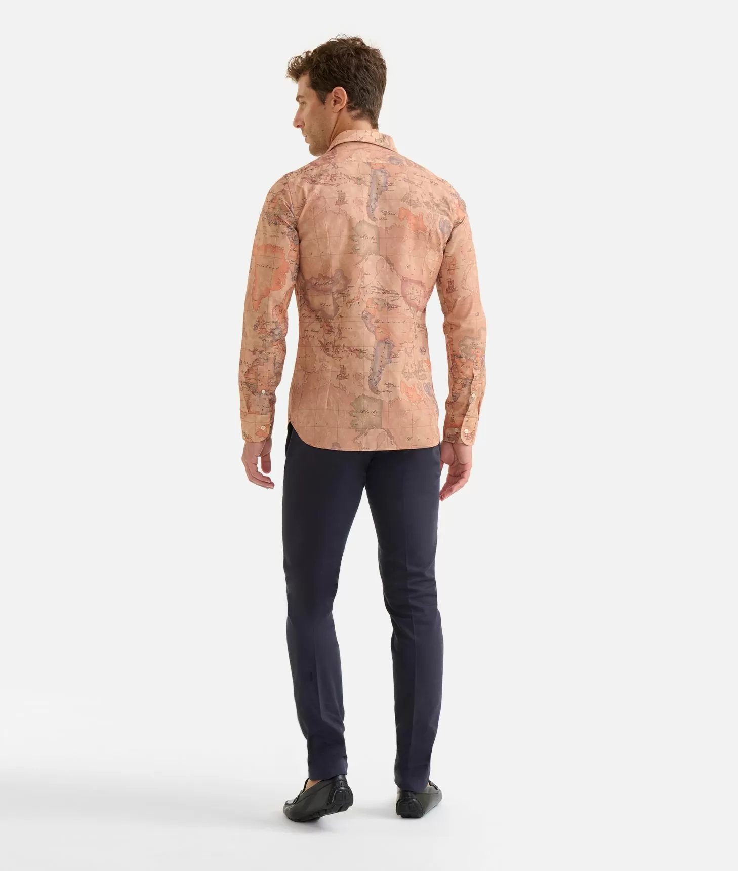 Alviero martini 1a classe Camicia slim con stampa Geo Classic Vendite Flash