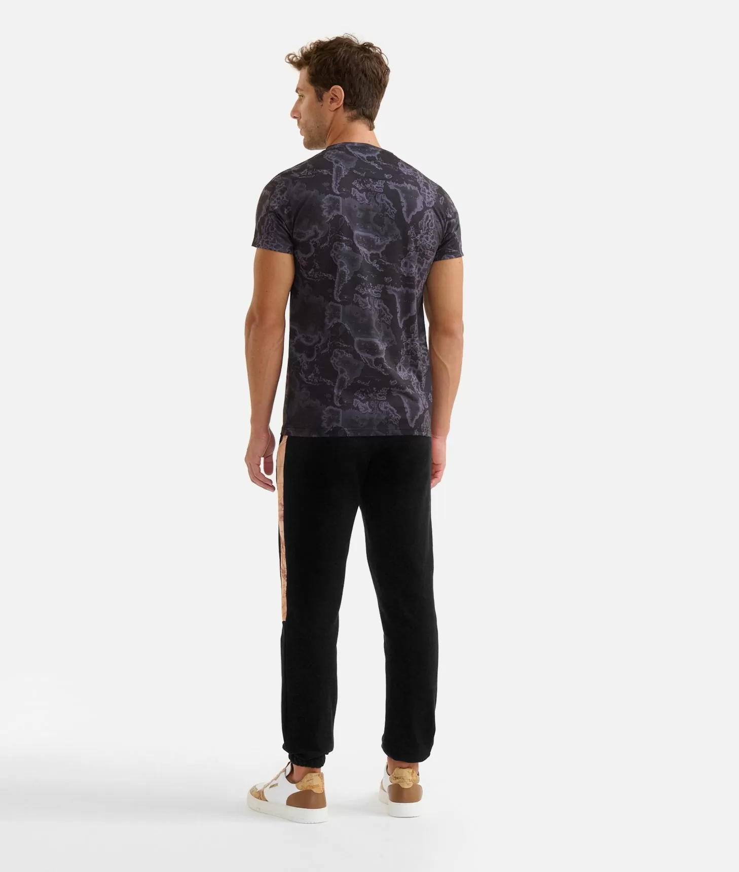 Alviero martini 1a classe T-shirt stampa Geo Night Nera Italy