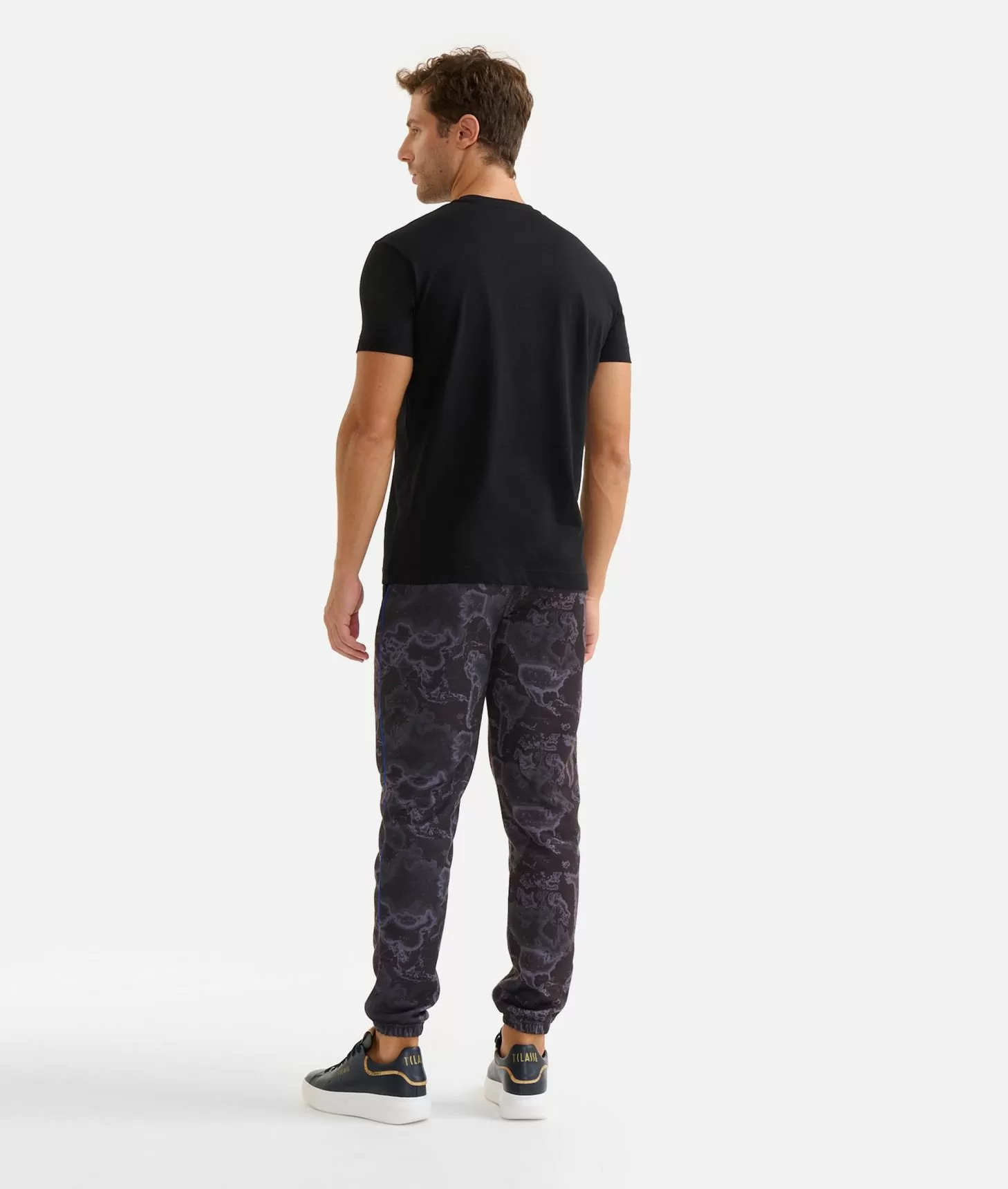 Alviero martini 1a classe T-shirt in cotone con logo 1ᴬ Classe Essentia Nera Prezzo Ridotto