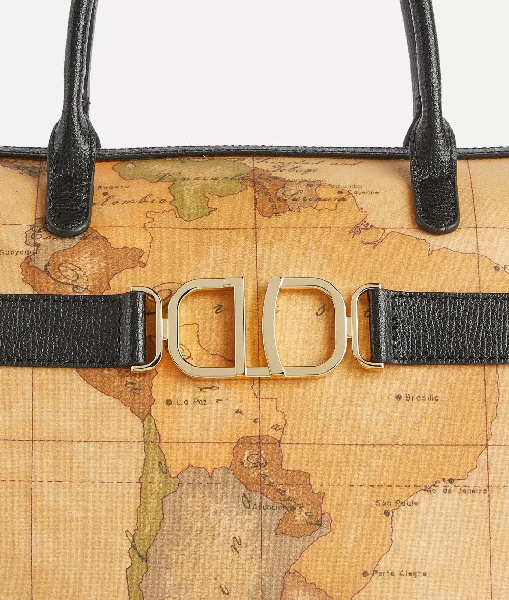 Alviero martini 1a classe 3D Geo bauletto con tracolla Nero Soddisfazione Garantita