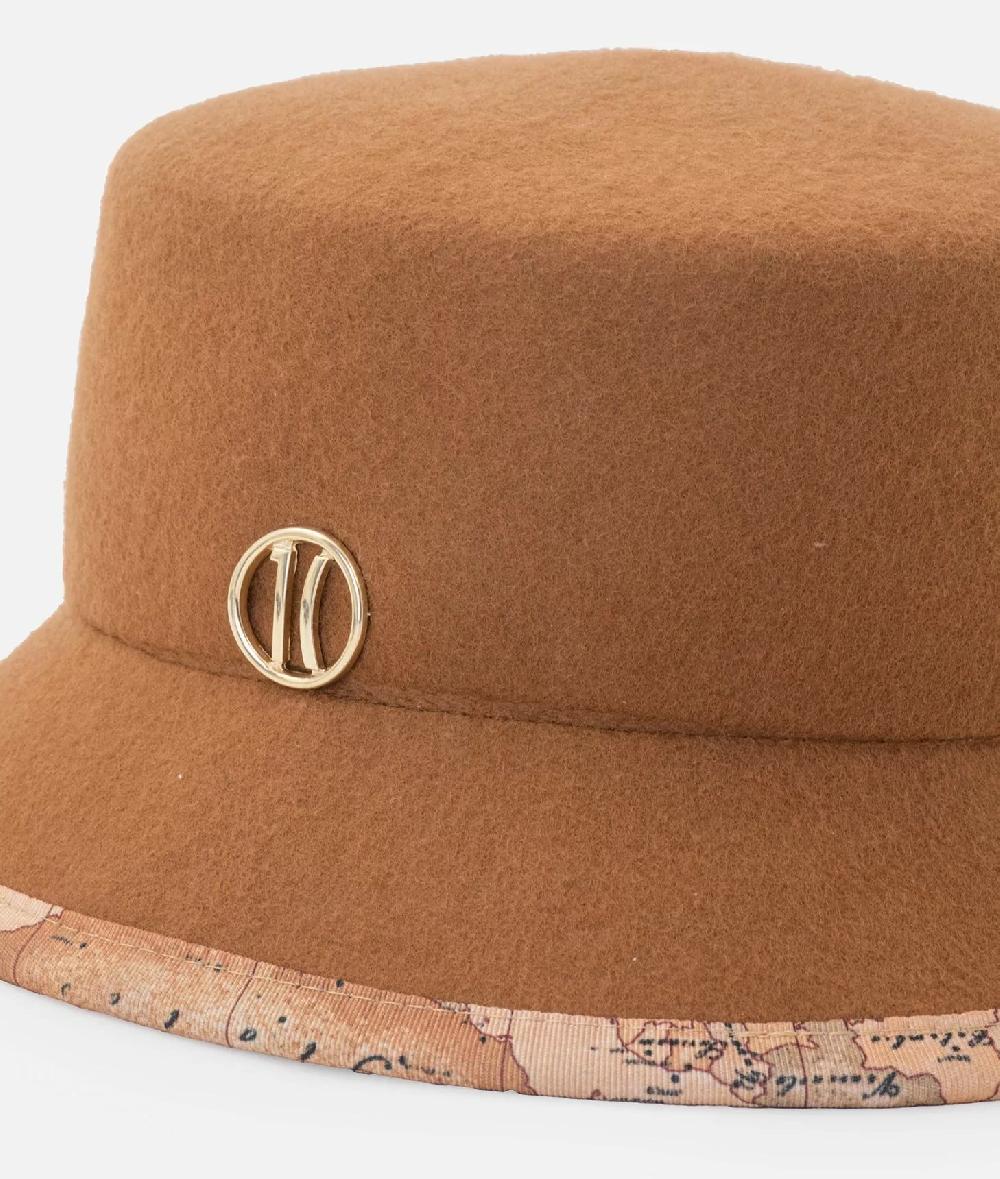 Alviero martini 1a classe Cloche in feltro Taupe Chiaro Consegna Veloce