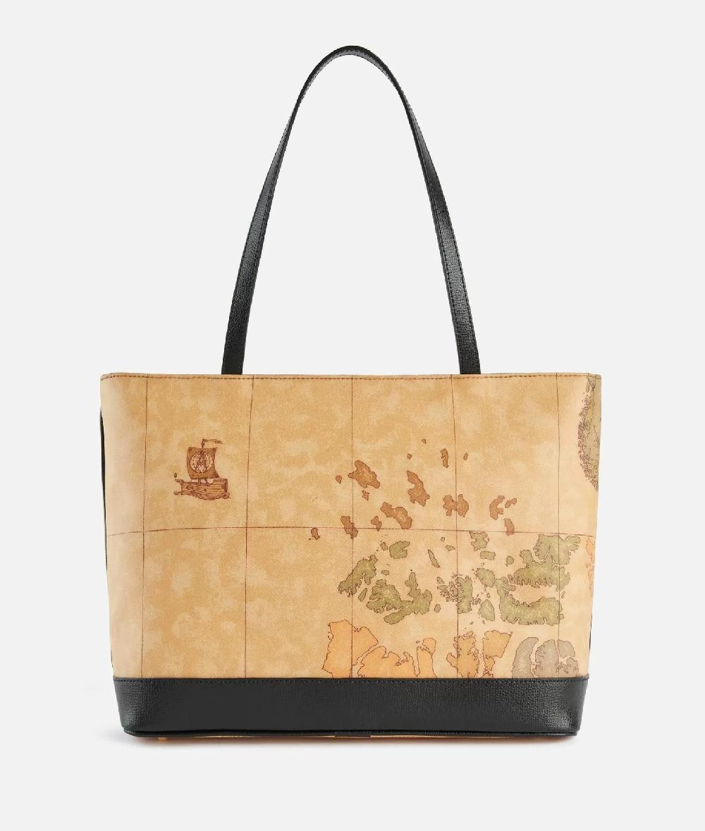 Alviero martini 1a classe 3D Geo borsa shopping Nera Promozione Limitata