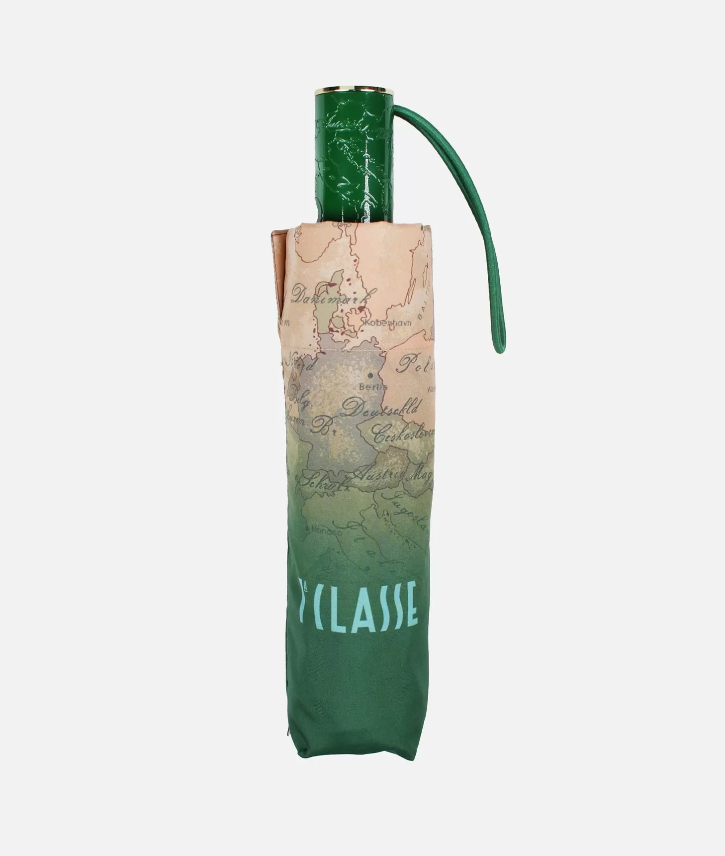 Alviero martini 1a classe Ombrello Geo Sfumato mini Verde Presa