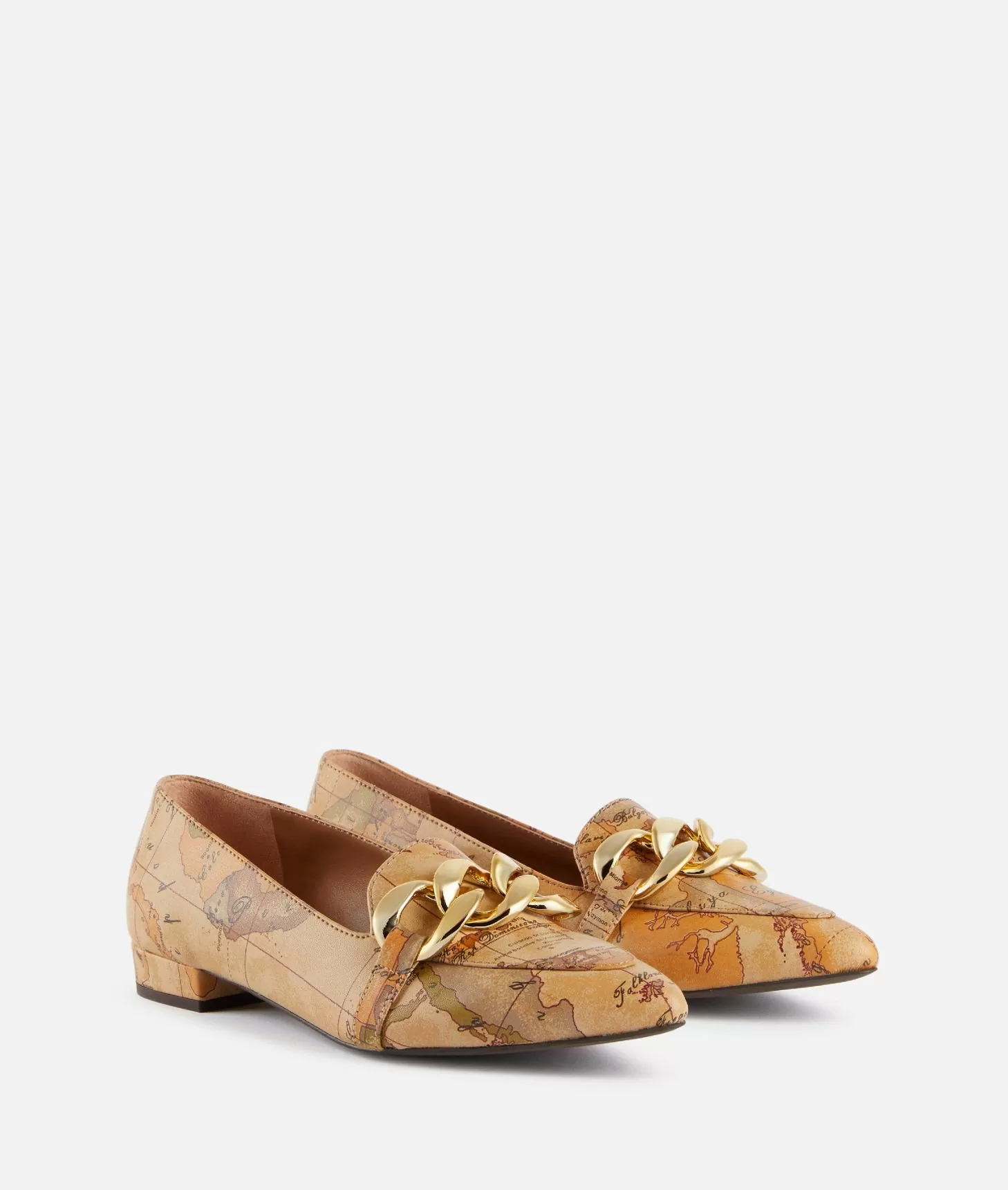 Alviero martini 1a classe Mocassini in eco nappa con maxi catena Geo Classic Hotsell