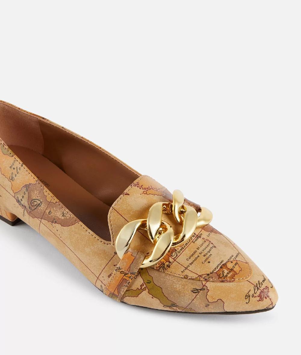 Alviero martini 1a classe Mocassini in eco nappa con maxi catena Geo Classic Hotsell