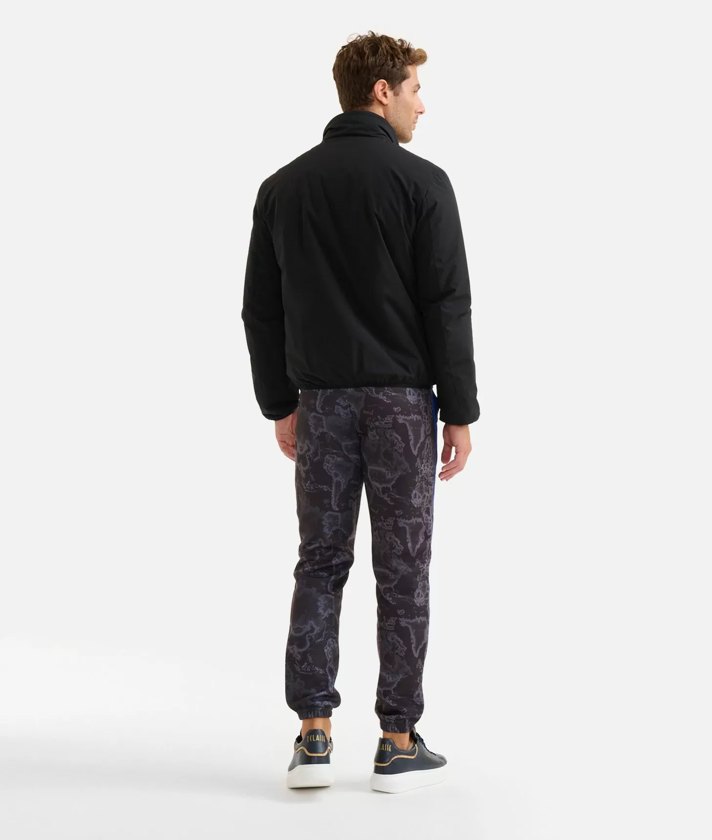 Alviero martini 1a classe Bomber con dettagli Geo Classic Nero Moda