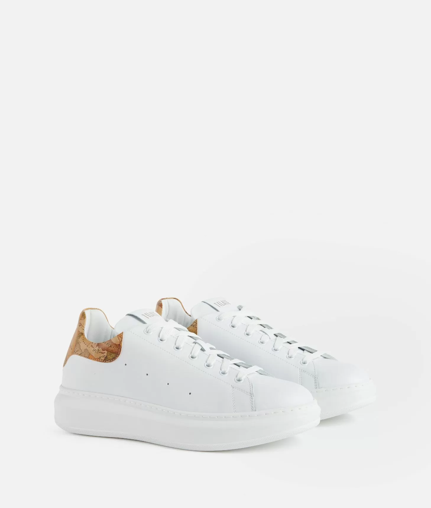 Alviero martini 1a classe Sneakers in pelle liscia Bianche Consegna Veloce