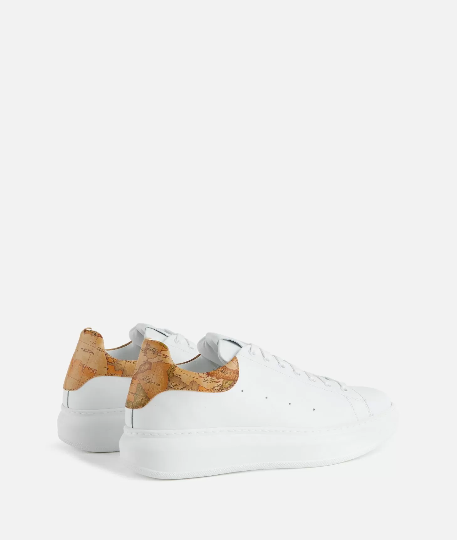 Alviero martini 1a classe Sneakers in pelle liscia Bianche Consegna Veloce
