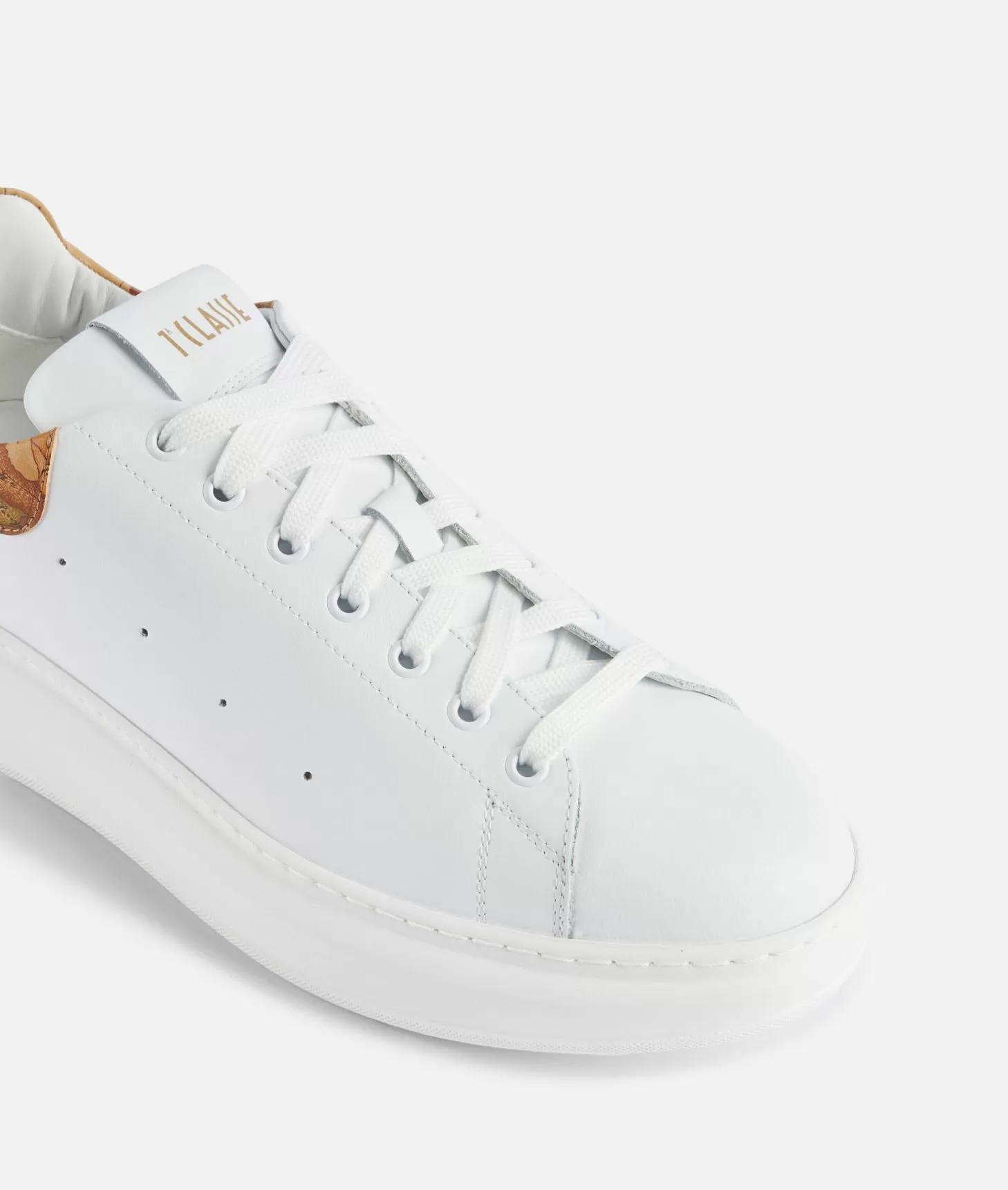 Alviero martini 1a classe Sneakers in pelle liscia Bianche Consegna Veloce